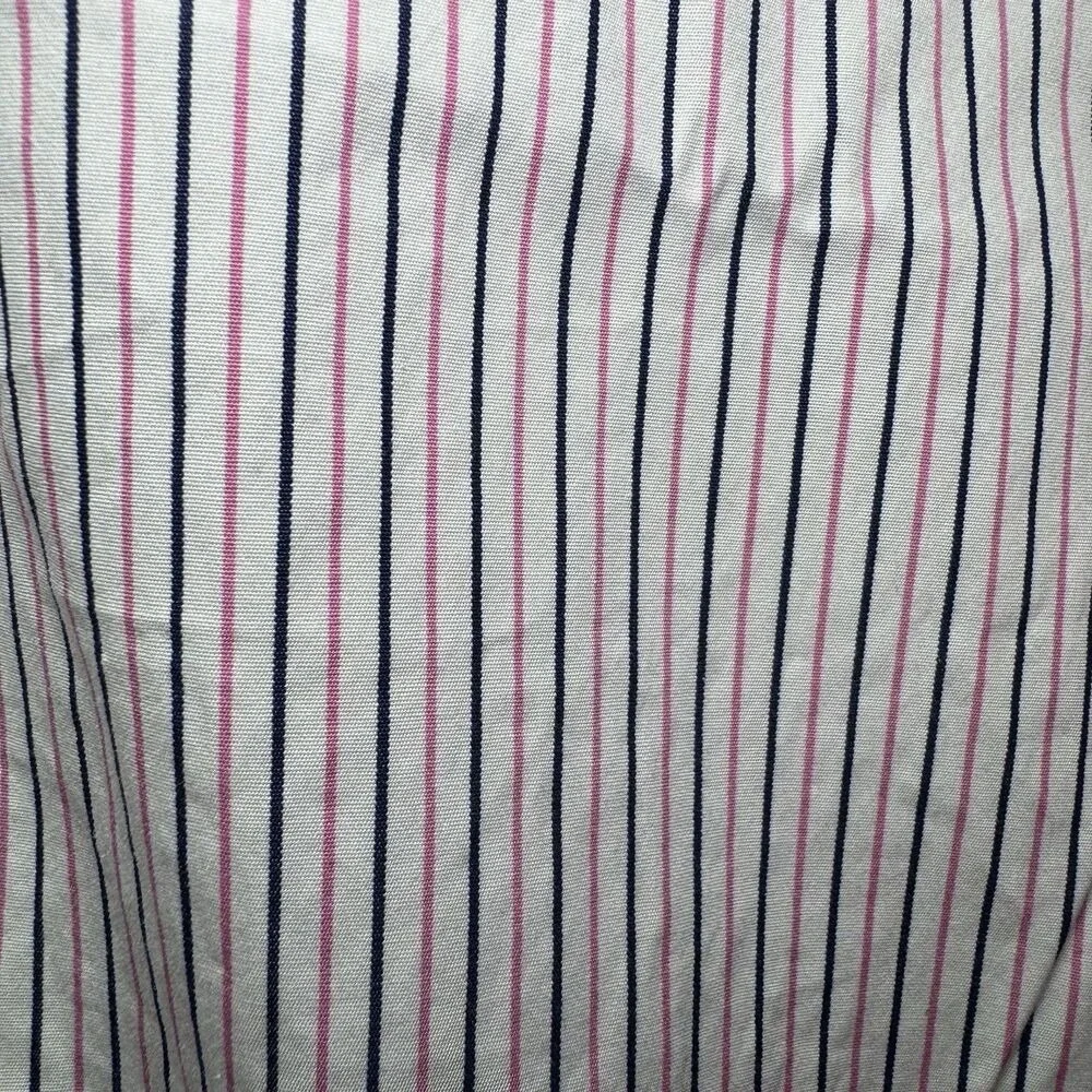 Polo Ralph Lauren Dress Shirt Andrew Custom Fit 16 1/2 34/35 Tapered Pink Stripe